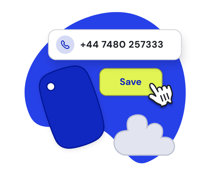 2. Add your forwarding destination phone number